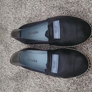 Prada shoes Espadrilles. Size 8 1/2. Logo still visible.